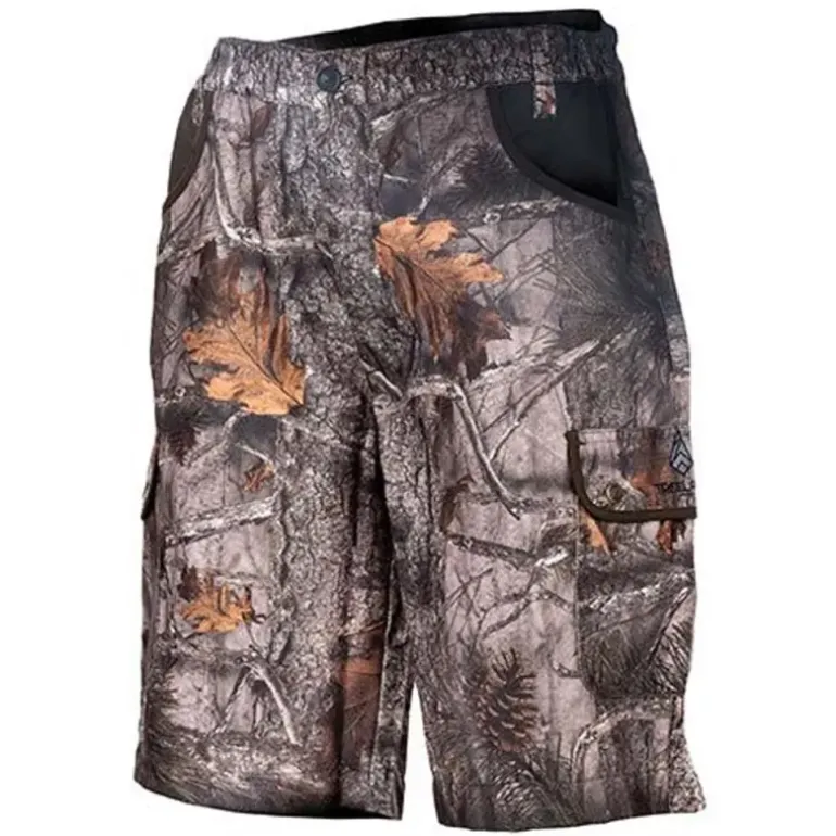 Bermuda enfant 2 poches polyester camo forest 8 à 16 ans