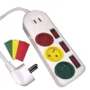 Bloc multiprise trio + 2 usb