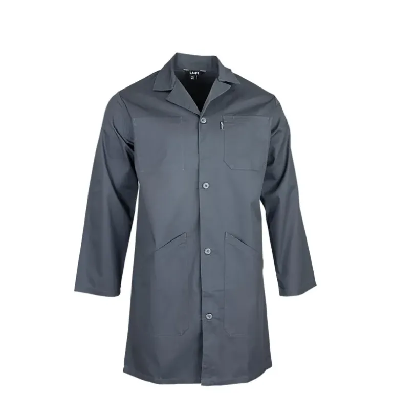 Blouse Homme Manches Longues Vert - LMA® Polyester-Coton 245g/m²