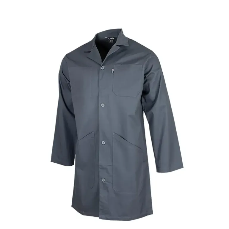 Blouse Homme Manches Longues Vert - LMA® Polyester-Coton 245g/m²