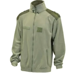 Blouson de chasse polaire commando 2 poches vert kaki TL