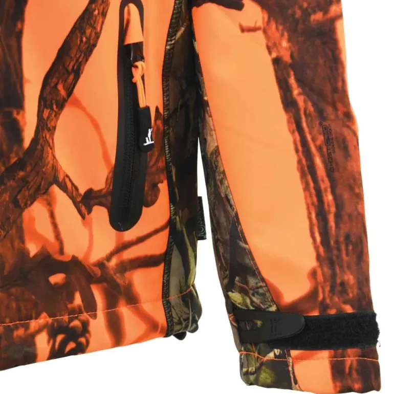 Blouson enfant Softshell Ghostcamo 3 poches polyester 6 à 16 ans