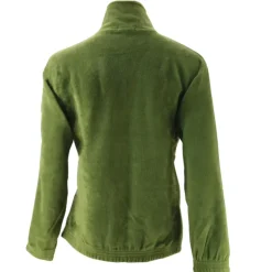 Blouson polaire broderie sanglier 2 poches polyester kaki M à 3XL