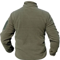 Blouson polaire homme vert - Col montant - 390 g/m² - DCA France