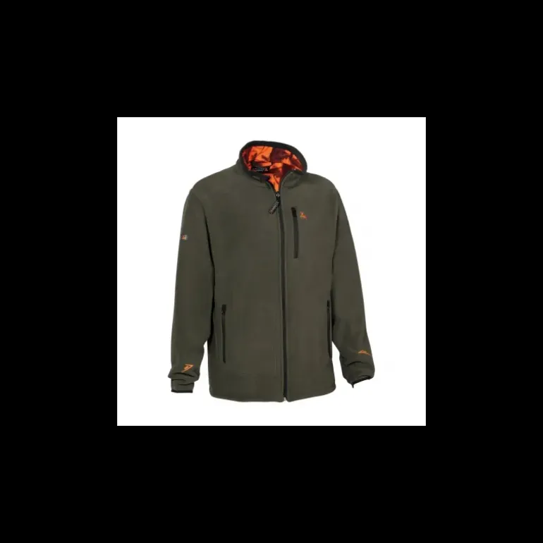 Blouson polaire réversible Pro Hunt polyester kaki/blaze M à 4XL