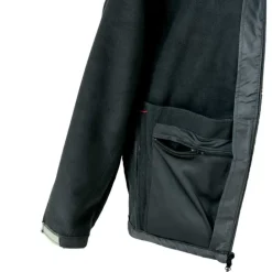Blouson Softshell River polaire polyester kaki noir M à 3XL