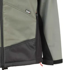Blouson Softshell River polaire polyester kaki noir M à 3XL
