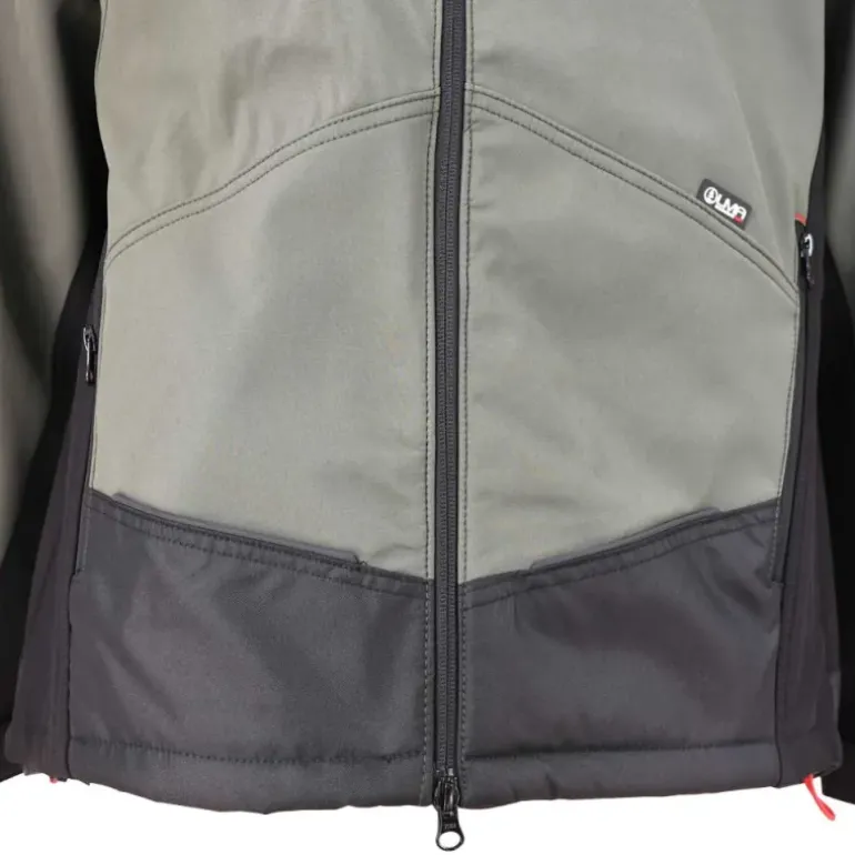 Blouson Softshell River polaire polyester kaki noir M à 3XL