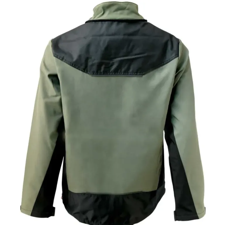 Blouson Softshell River polaire polyester kaki noir M à 3XL