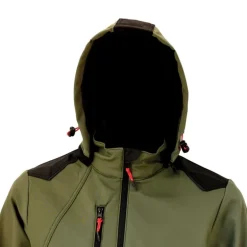 Blouson Softshell River polaire polyester kaki noir M à 3XL