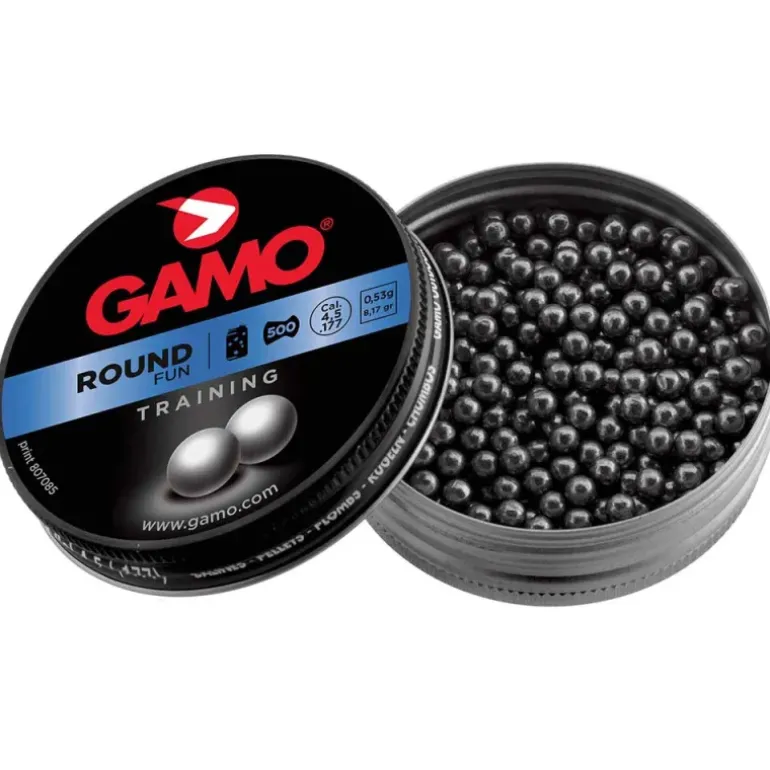 Boite de 500 Billes de plomb Round Fun cal 4,5 mm