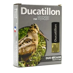 Boite de 10 cartouches 12/70 bourre jupe "Duo Bécasse" 38g 358m/s