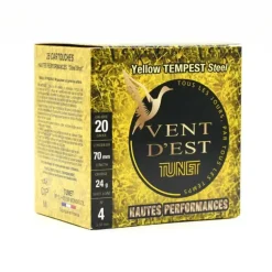 Boite de 25 cartouches BJ 20/70 vent d'est yellow tempest 400m/s