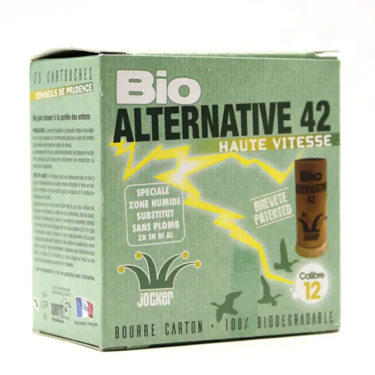 Boite de 25 cartouches tous fusils Bio Alternative 42 12/70 pb 4
