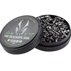 Boite de 500 plombs Black ops souples plats cal 4.5