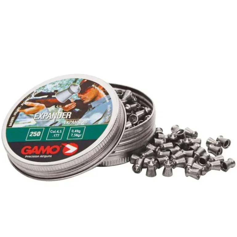 Boite de 250 plombs Expander qualité supérieure cal 4.5 mm 0,49g
