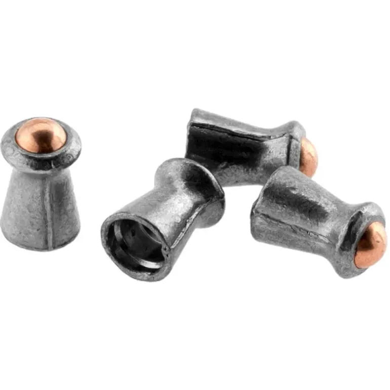 Boite de 100 Plombs Rocket bille cuivre jupe lisse HQ cal 5.5mm