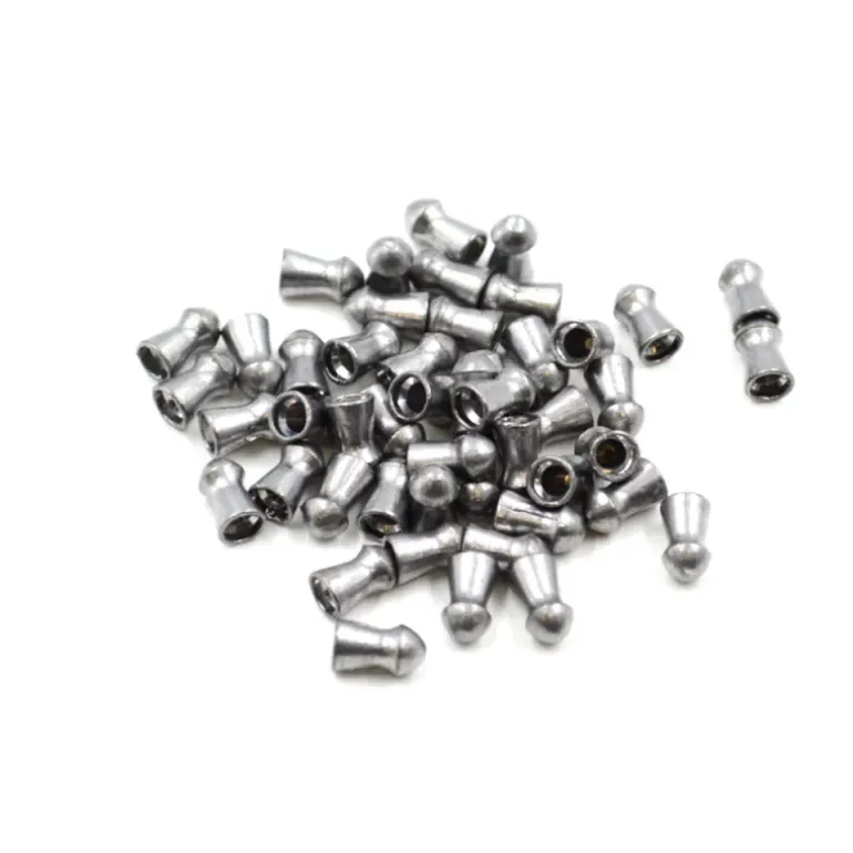 Boite de 200 Plombs TS10 tête pointue corps lisse cal 4,5mm