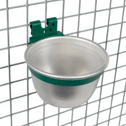 Bol aluminium mangeoire - abreuvoir multi animaux ø10cm