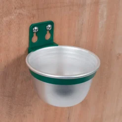 Bol aluminium mangeoire - abreuvoir multi animaux ø10cm