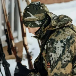 Bonnet Alpha éger confort polyester camo kaki Veil taille unique