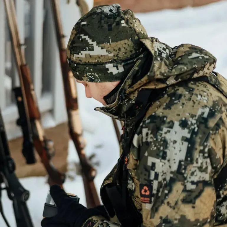 Bonnet Alpha éger confort polyester camo kaki Veil taille unique