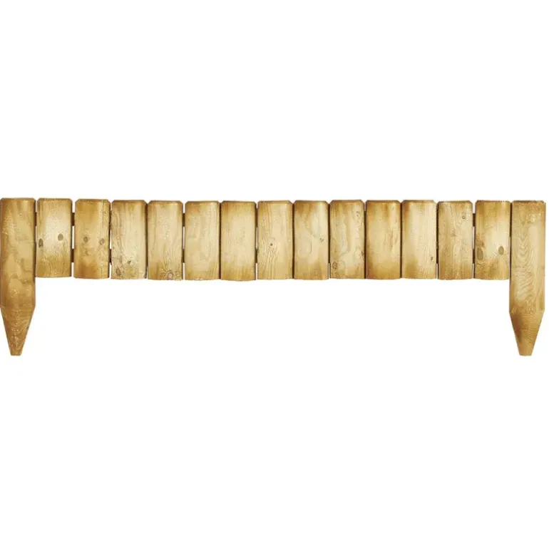 Bordure bois à planter Ø 7x15 / 30x105 cm