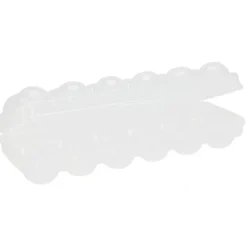 Boîte à 12 oeufs facile à nettoyer réutilisable 27,5x10x7,5cm