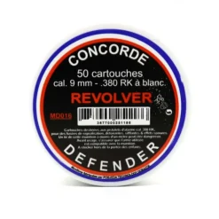Boîte 50 cartouches à blanc haute qualité 9mm RK pour revolver