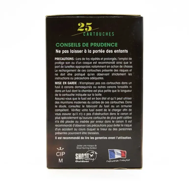 Boîte de 25 cartouches Bio Steel 33 HP Magnum 12/76 33g