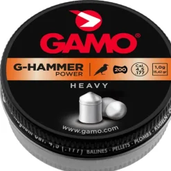 Boîte de 200 Plombs lourds tête pointue G-hammer cal 4,5 mm