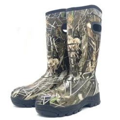 Bottes camo roseaux caoutchouc Thinsulate avec poignées