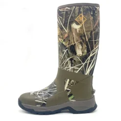 Bottes camo roseaux caoutchouc doublure jersey 5mm