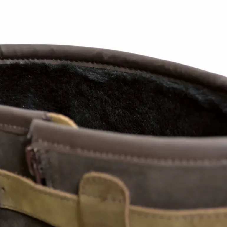 Bottes chasse Iceland Gore-Tex cuir marron fourrées