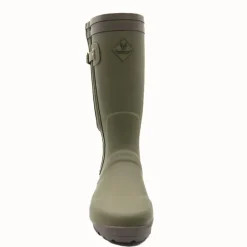 Bottes de chasse Alaska soufflet Zip caoutchouc kaki 39 à 47