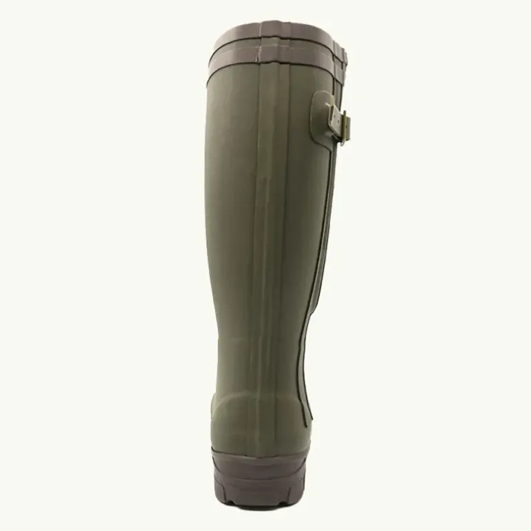 Bottes de chasse Alaska soufflet Zip caoutchouc kaki 39 à 47