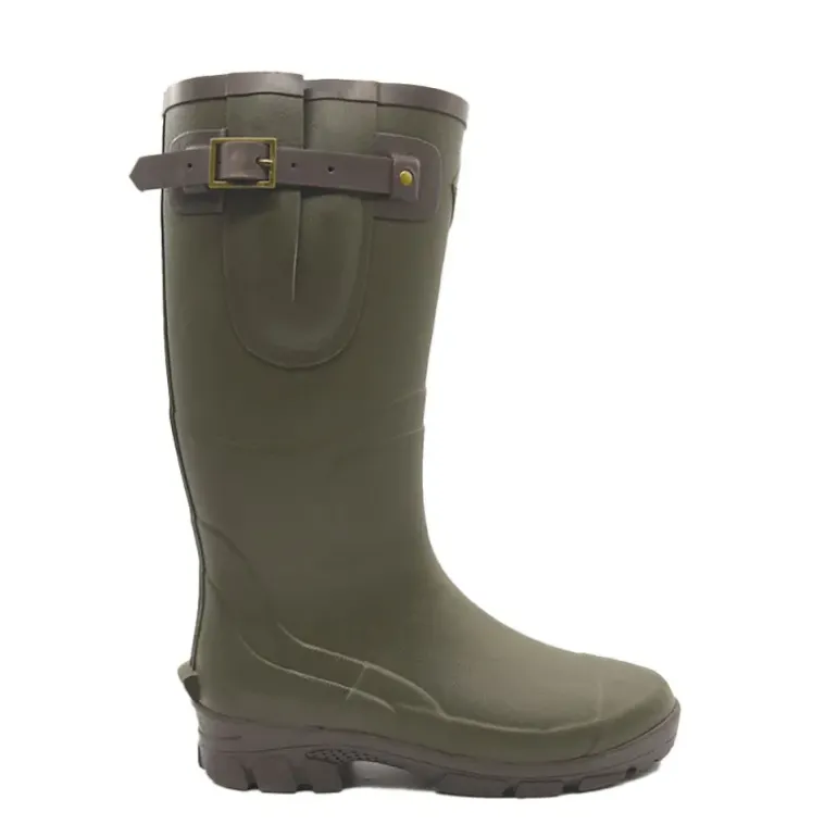 Bottes de chasse Colorado caoutchouc kaki marron 39 à 47