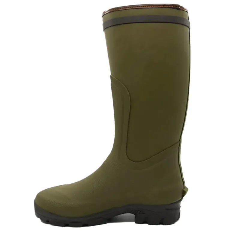 Bottes de chasse Dakota caoutchouc kaki 39 à 47