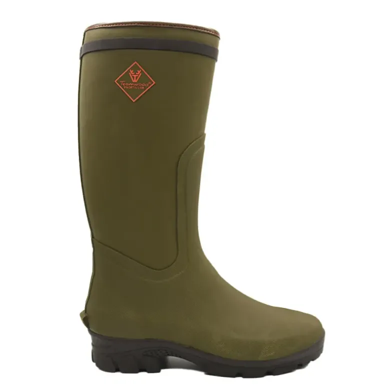 Bottes de chasse Dakota caoutchouc kaki 39 à 47