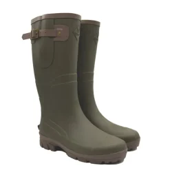 Bottes de chasse Texas antidérapantes caoutchouc kaki 39 à 47