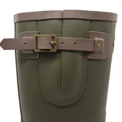 Bottes de chasse Texas antidérapantes caoutchouc kaki 39 à 47