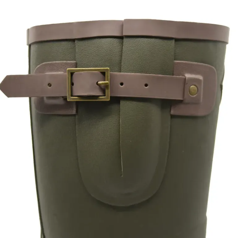 Bottes de chasse Texas antidérapantes caoutchouc kaki 39 à 47