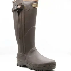 Bottes full zip Rambouillet caoutchouc marron 37 à 47