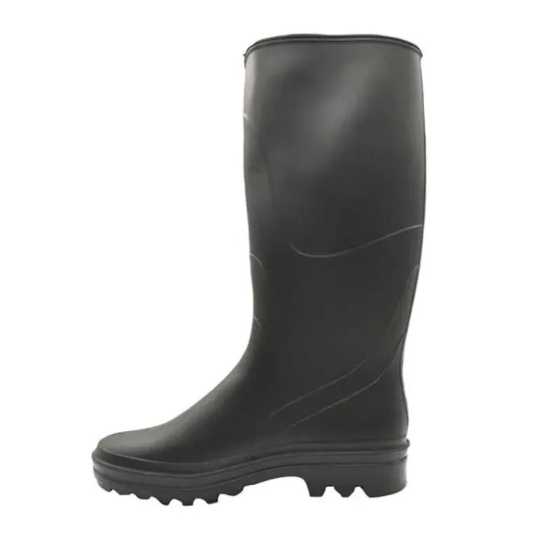 Bottes Kraft PVC recyclable doublure jersey noir 36 à 47