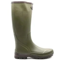 Bottes Marly antidérapantes caoutchouc naturel kaki 37 à 48