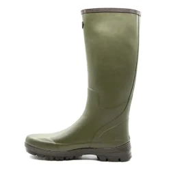 Bottes Marly antidérapantes caoutchouc naturel kaki 37 à 48