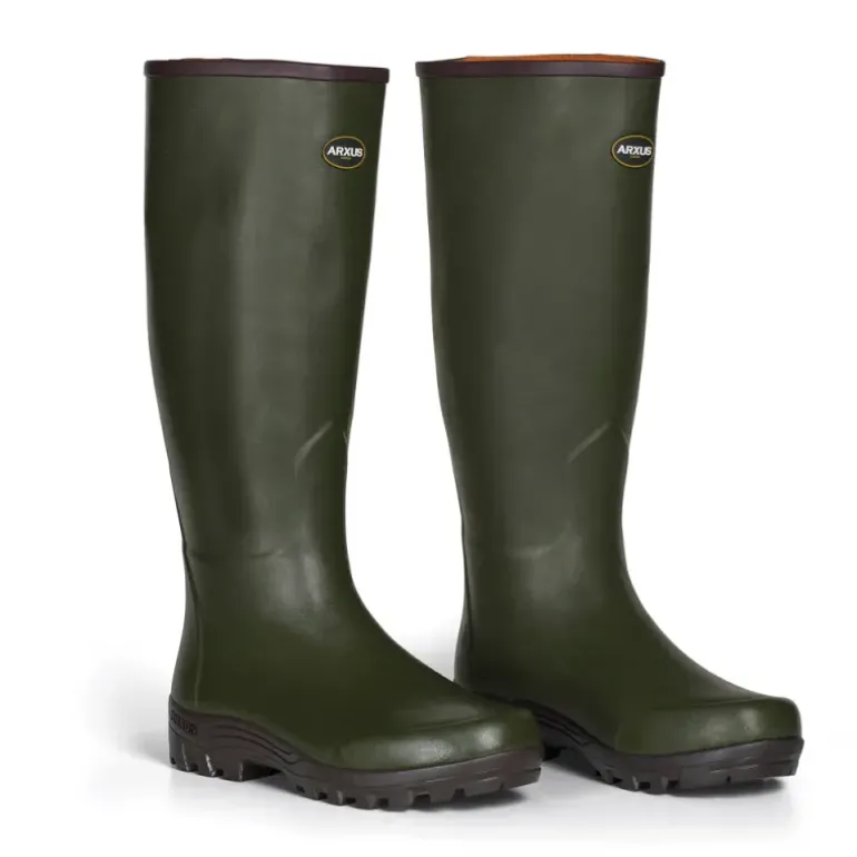 Bottes Mono Hunting Green confort caoutchouc kaki 40 à 46