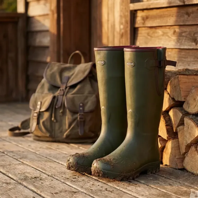 Bottes Pioneer Nord Hunting Green isolation caoutchouc 40 à 46
