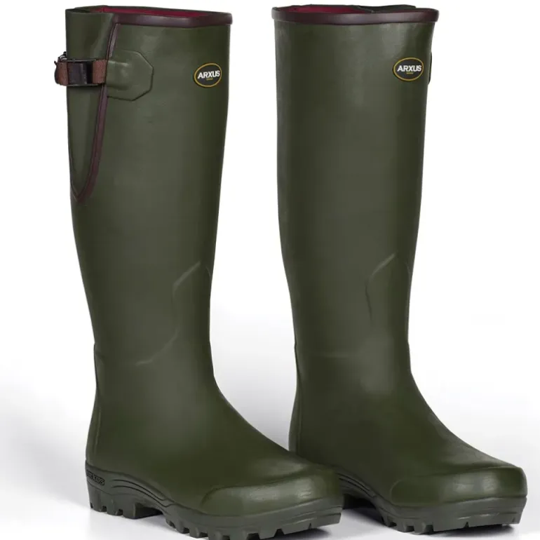 Bottes Pioneer Nord Hunting Green isolation caoutchouc 40 à 46