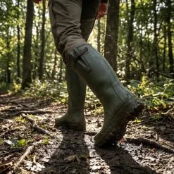 Bottes Pioneer Nord Hunting Green isolation caoutchouc 40 à 46